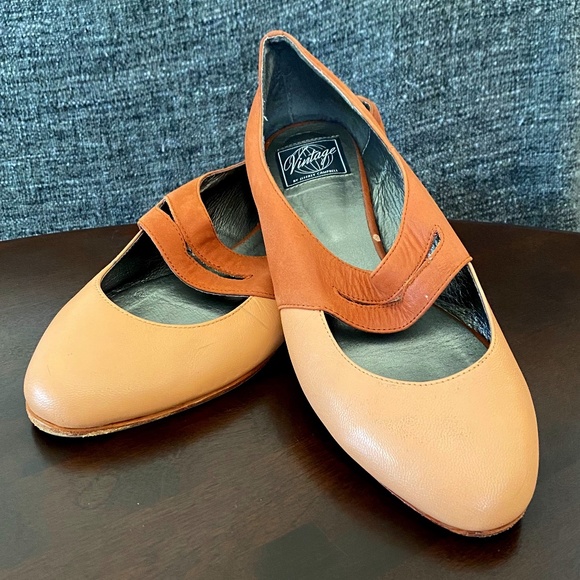 Vintage by Jeffrey Campbell Dual Tone Flats - Picture 1 of 4